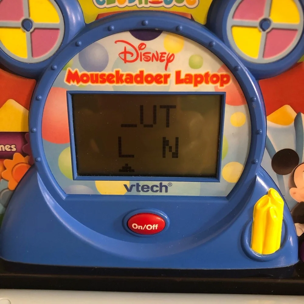 Vtech Mickey Mouse Clubhouse Mousekadoer Laptop #1039 WORKS